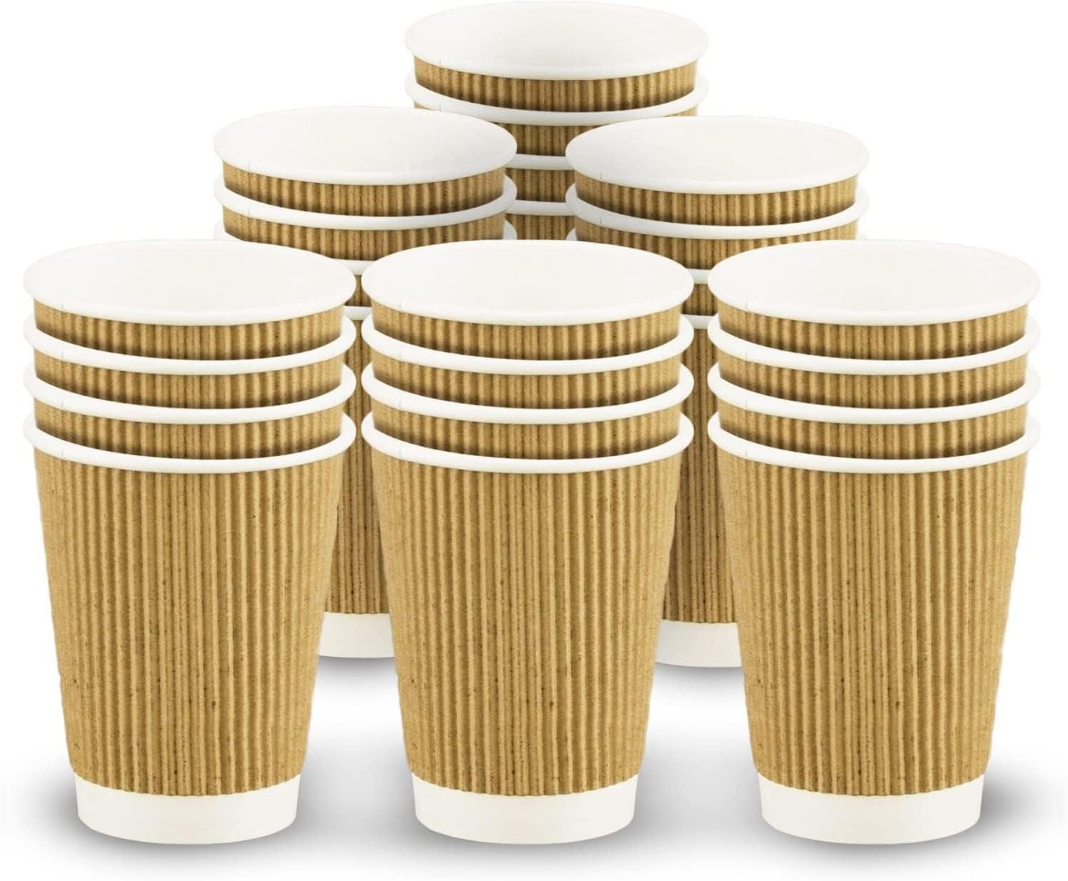 12oz Tripple Wall Paper Cups, 500pcs Pack (Bulk Saving) for Coffee and ...