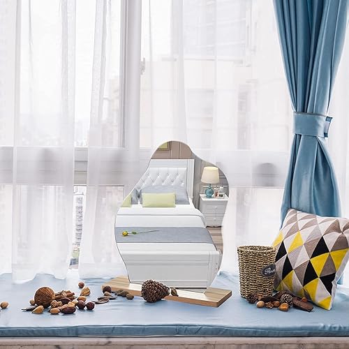 Miniatura 4 de Espejo de maquillaje acrílico para escritorio con soporte decoración de escritorio estética tablero de mesa sin marco para dormitorio sala de estar