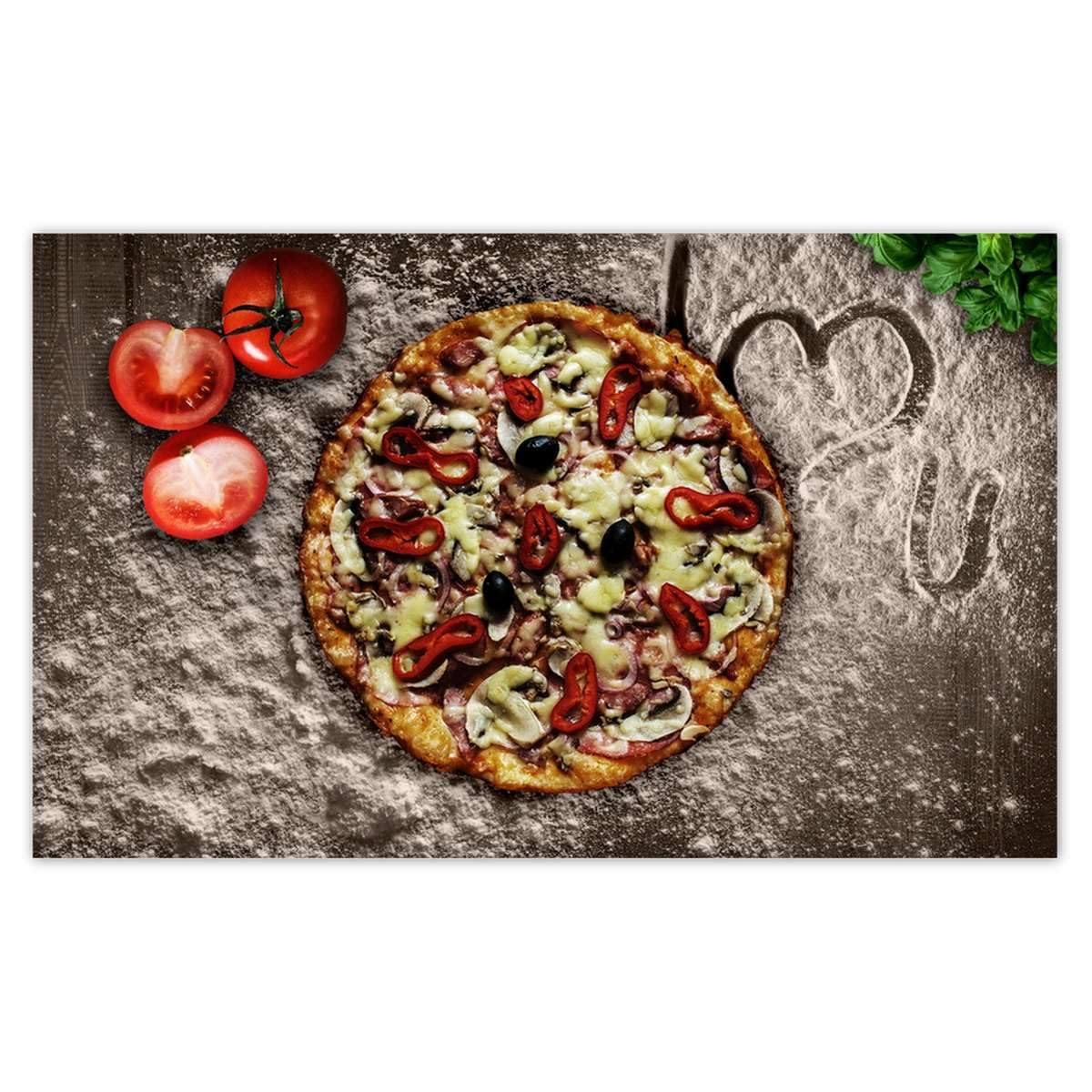 Papier peint non-tissé pizza pour créer une ambiance conviviale en cuisine