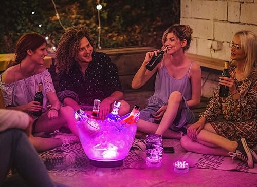 Miniatura 6 de Luces LED sumergibles con control remoto, batería incluida, luz impermeable RGB multicolor cambiante para piscina, base de jarrón, spa, acuario,