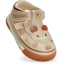 TARANIS Baby and Toddler Boys & Girls Summer Sneakers Lightweight Sandals Breathable Strap Athletic Running Squeak Shoes Prevention of Child Wandering