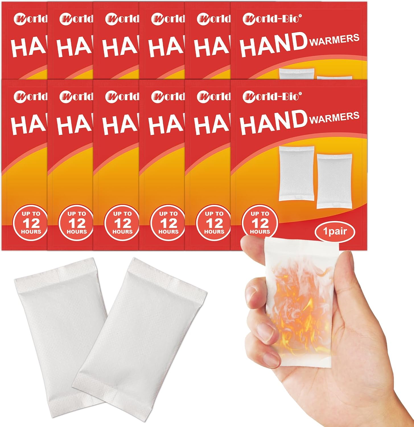 Universal Long-Lasting Body Warm Packs - Multi-Purpose Heat Patches for Hands, Abdomen & Full Body Comfort