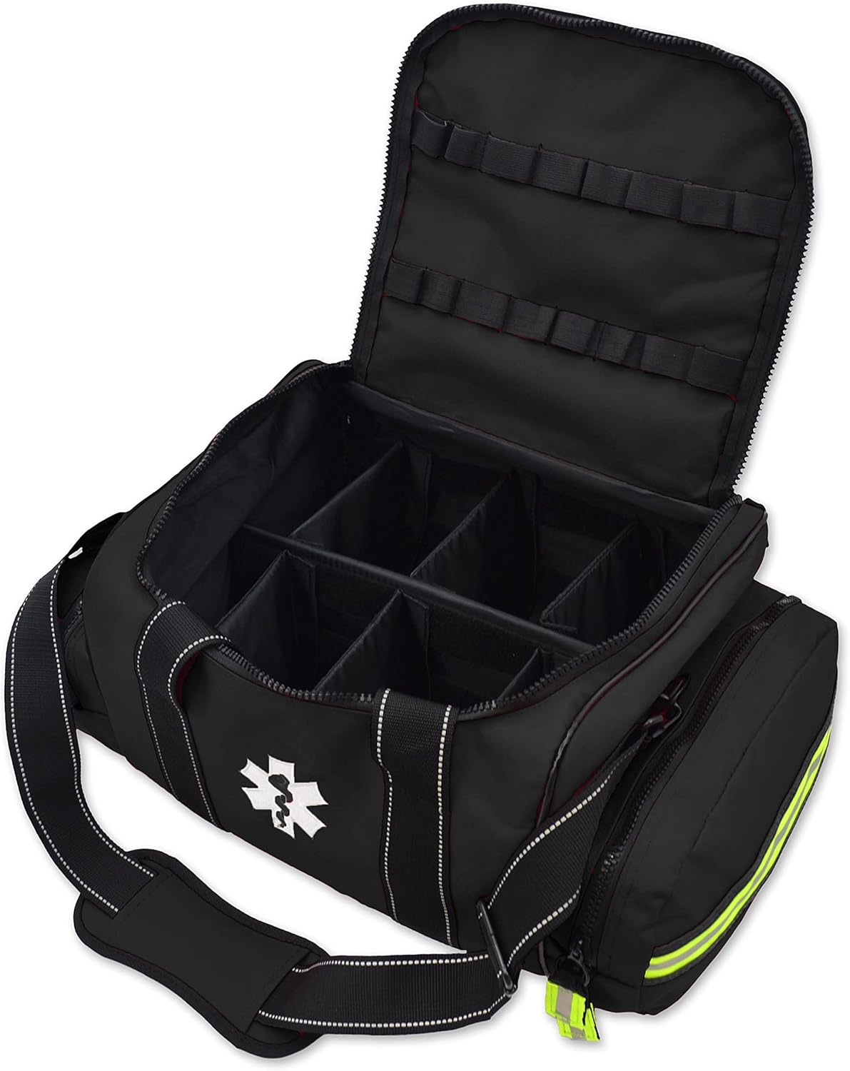 Lightning X Stocked Large EMT Medic Trauma Bag w/ Emergency Medical Fill Kit Supplies - Black : Sports & Outdoors