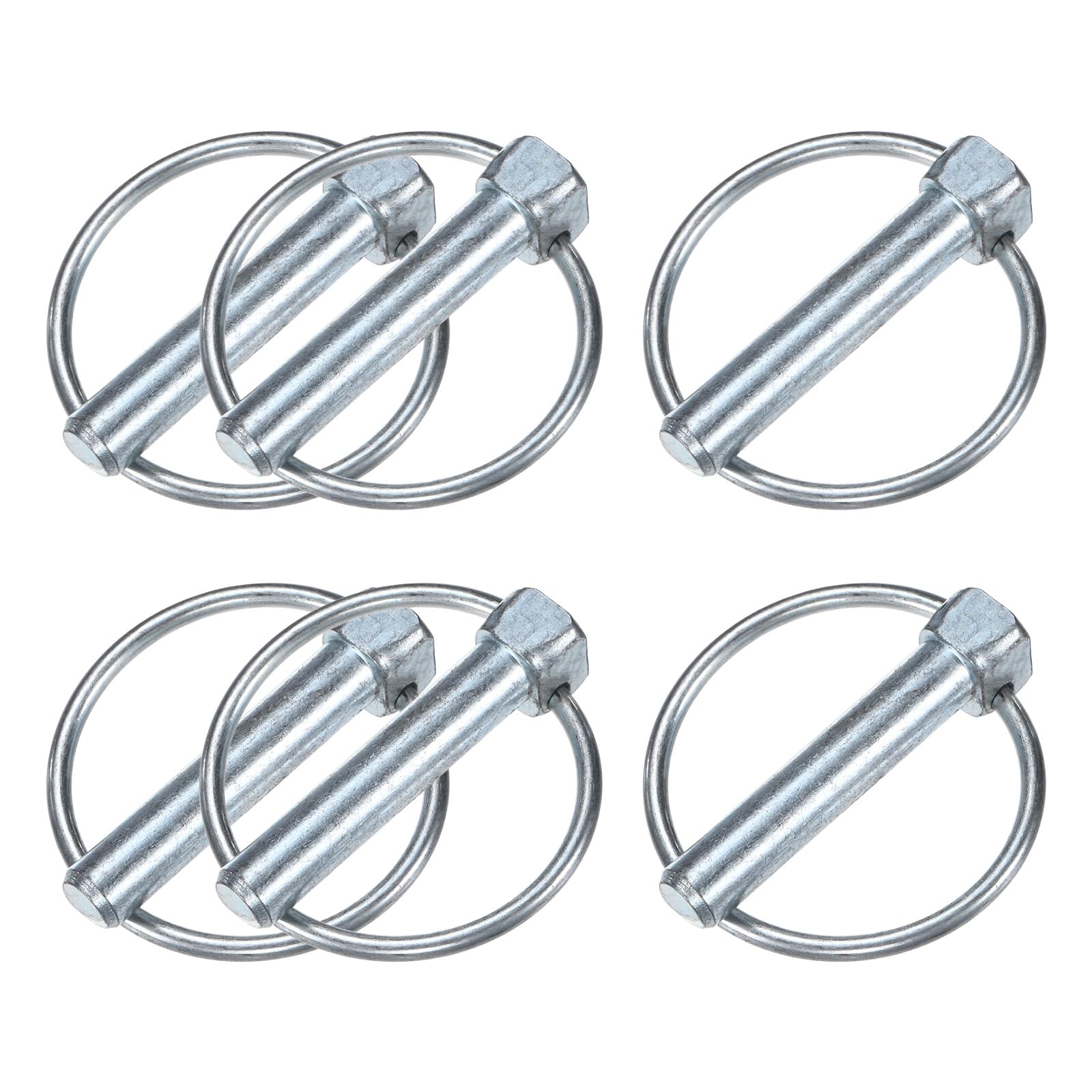 M METERXITY 6-Pack 25/64" Linch Pin with Ring