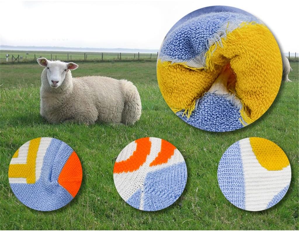 HBJWOV Mens Wool Socks Outdoor Thickened Sports Ski Socks Long-Tube Hiking Cushion Socks for Man Warm(C)