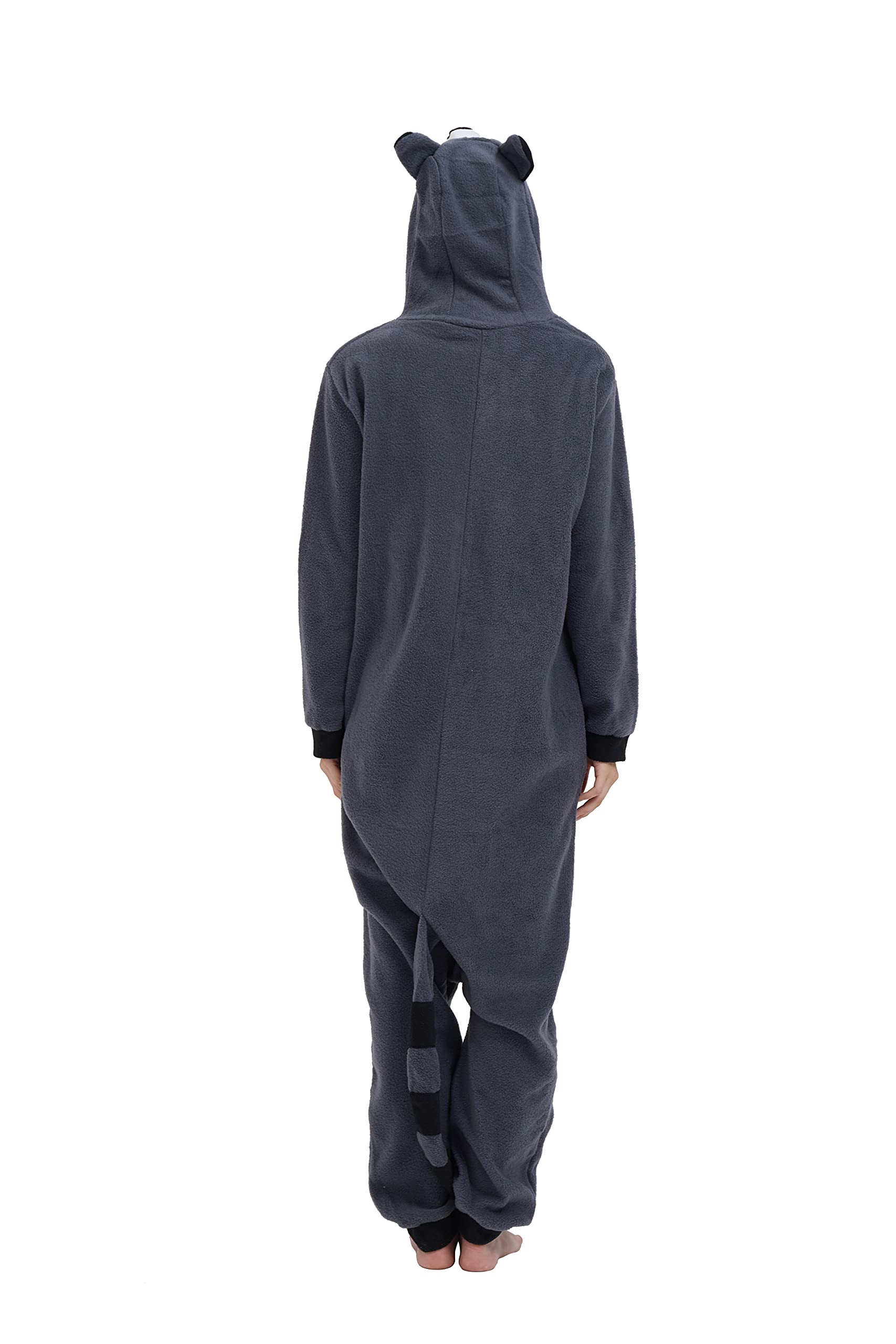 SimZoo Pigiama Intero con Animali per Adulti, Costume Cosplay di Procione Indumenti da Notte per Uomo Donna, Abbigliamento da Casa Unisex Intero