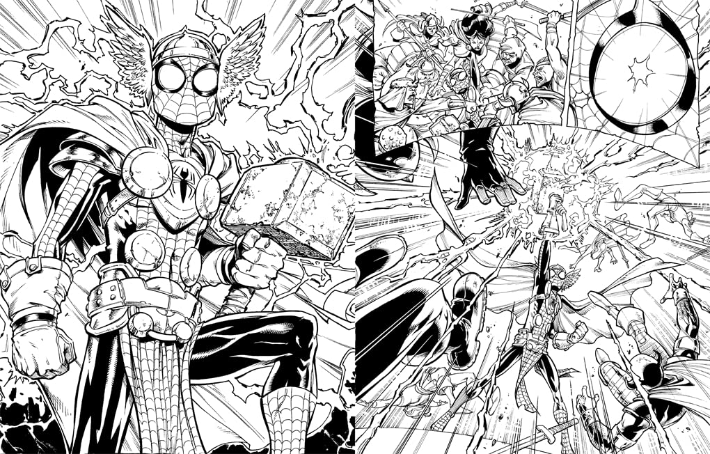 Marvel Spider-Man Colouring Book: The Collector's Edition