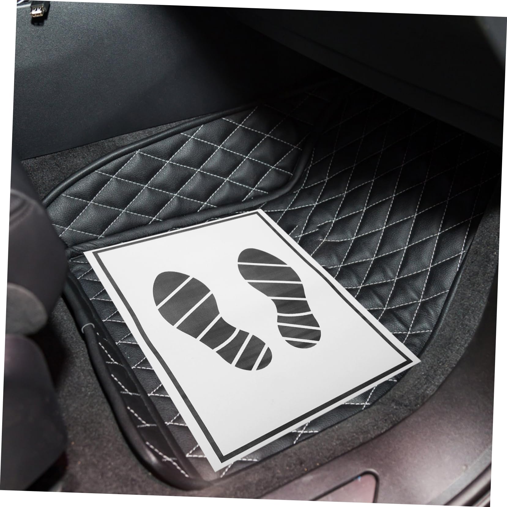 25 pcs Floor Paper car Foot mats Disposable car mats Waterproof Carpet — view 8