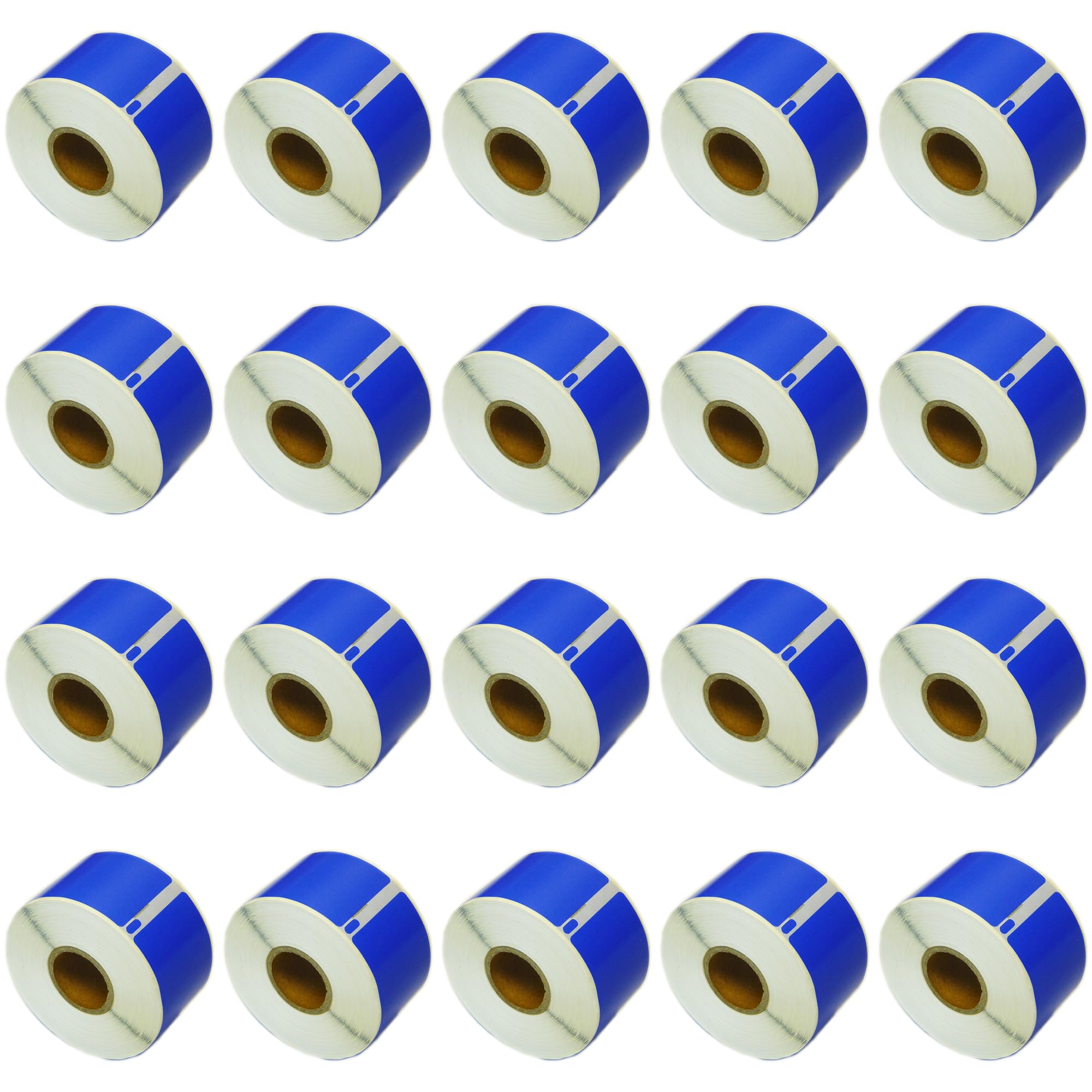 Pack of 20 Dymo 99012 Compatible Roll Labels - Blue