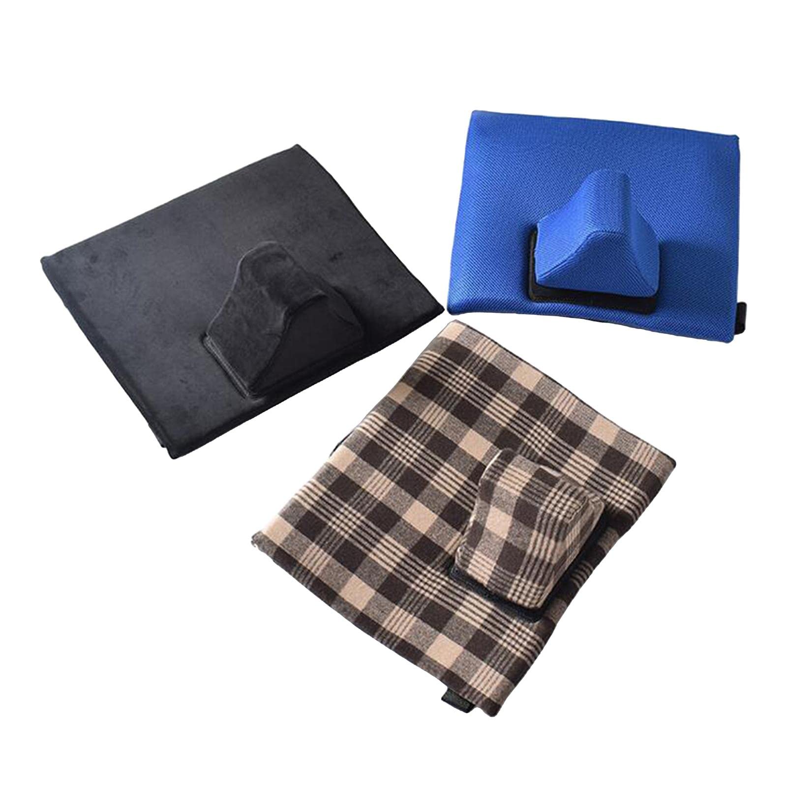 Juego de 2 cojines para silla de ruedas para pacientes, herramienta de posicionamiento, color azul