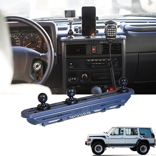 Aosseiye Car Phone Mount & Walkie Talkie Mount Stand Fit for Nissan Patrol Y60 S