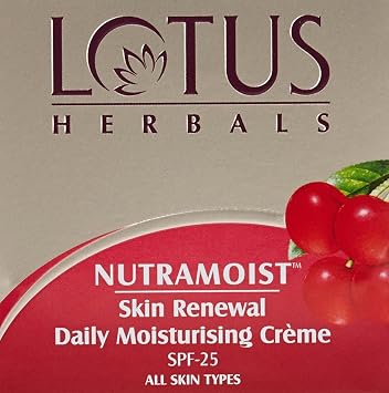 Lotus Nutramoist Skin Renewal Daily Moisturizing Cream 50g (Pack of 2)