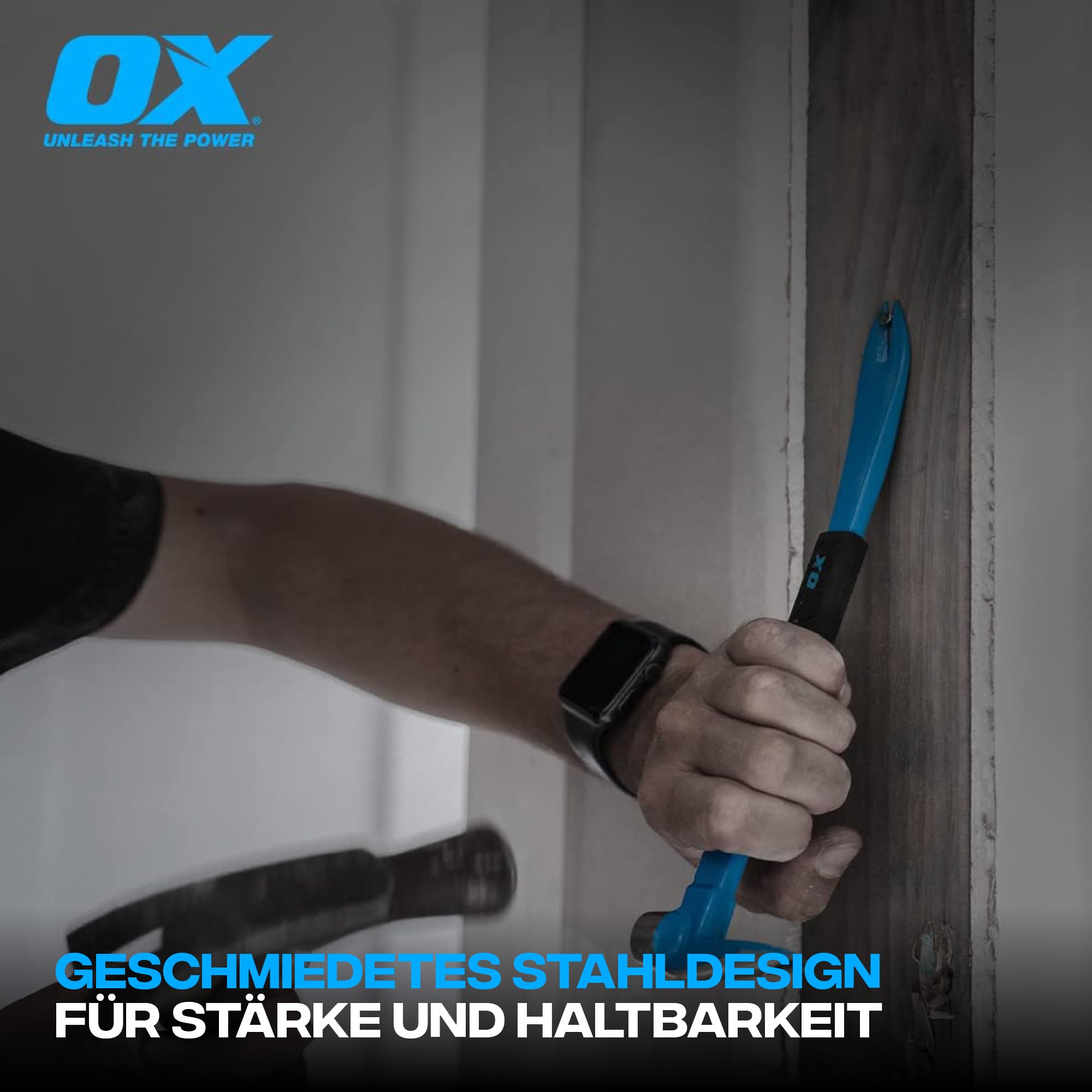 OX Pro Klauenleiste – Nageleisen Brecheisen 300mm 12 Zoll Kuhfuß Profi-Werkzeug