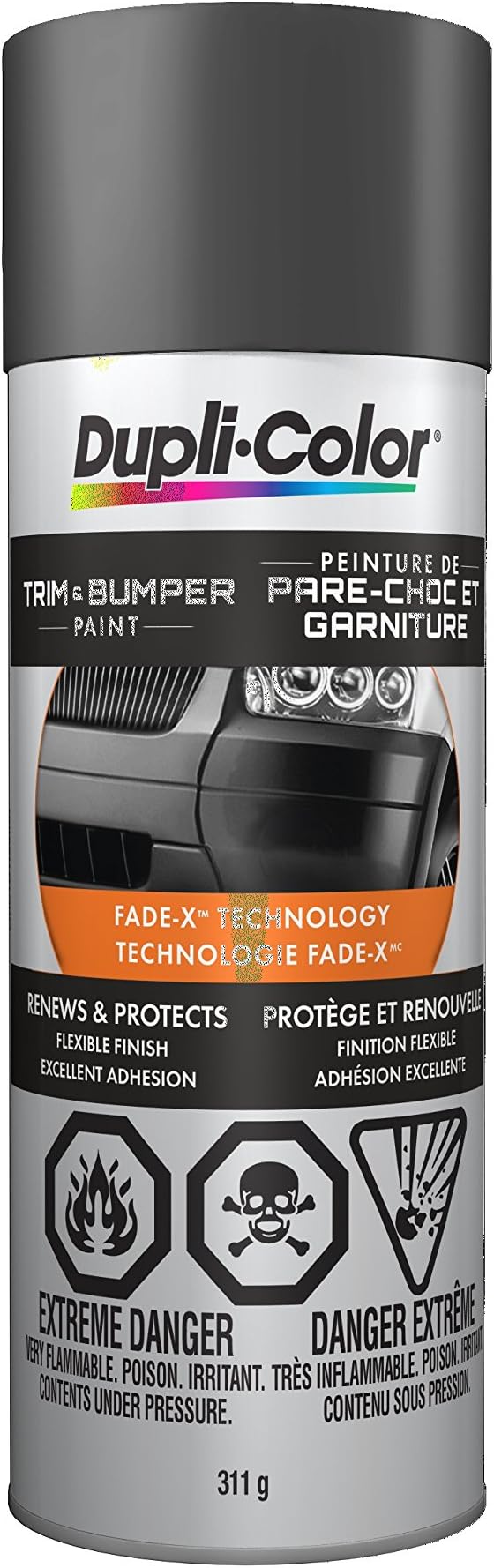 DupliColor CTB102000 Trim & Bumper Paint, Charcoal, 11 Ounces, 1 (Non