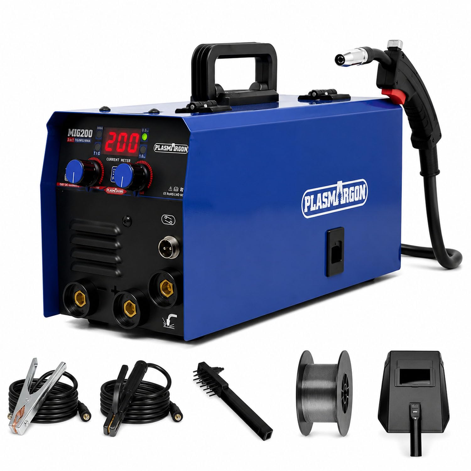 3-in-1 MIG Welder - MIG, TIG, Stick Welding Machine -1