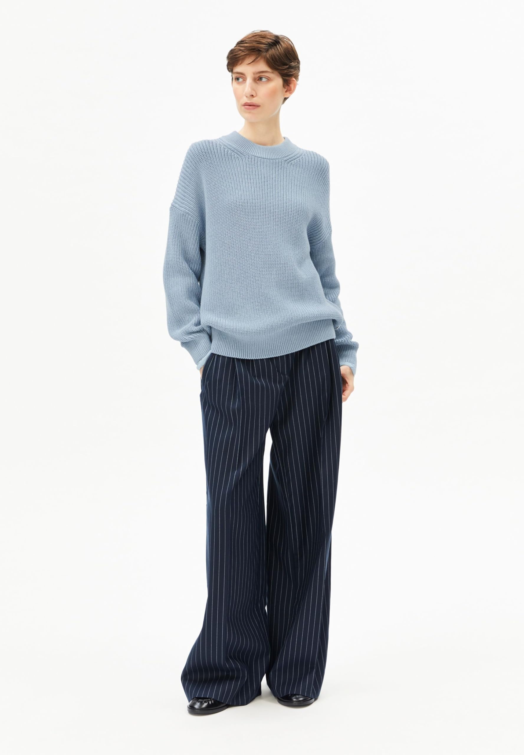 ARMEDANGELS Damen Pullover aus Bio-Baumwolle VANISÉ Loose Fit