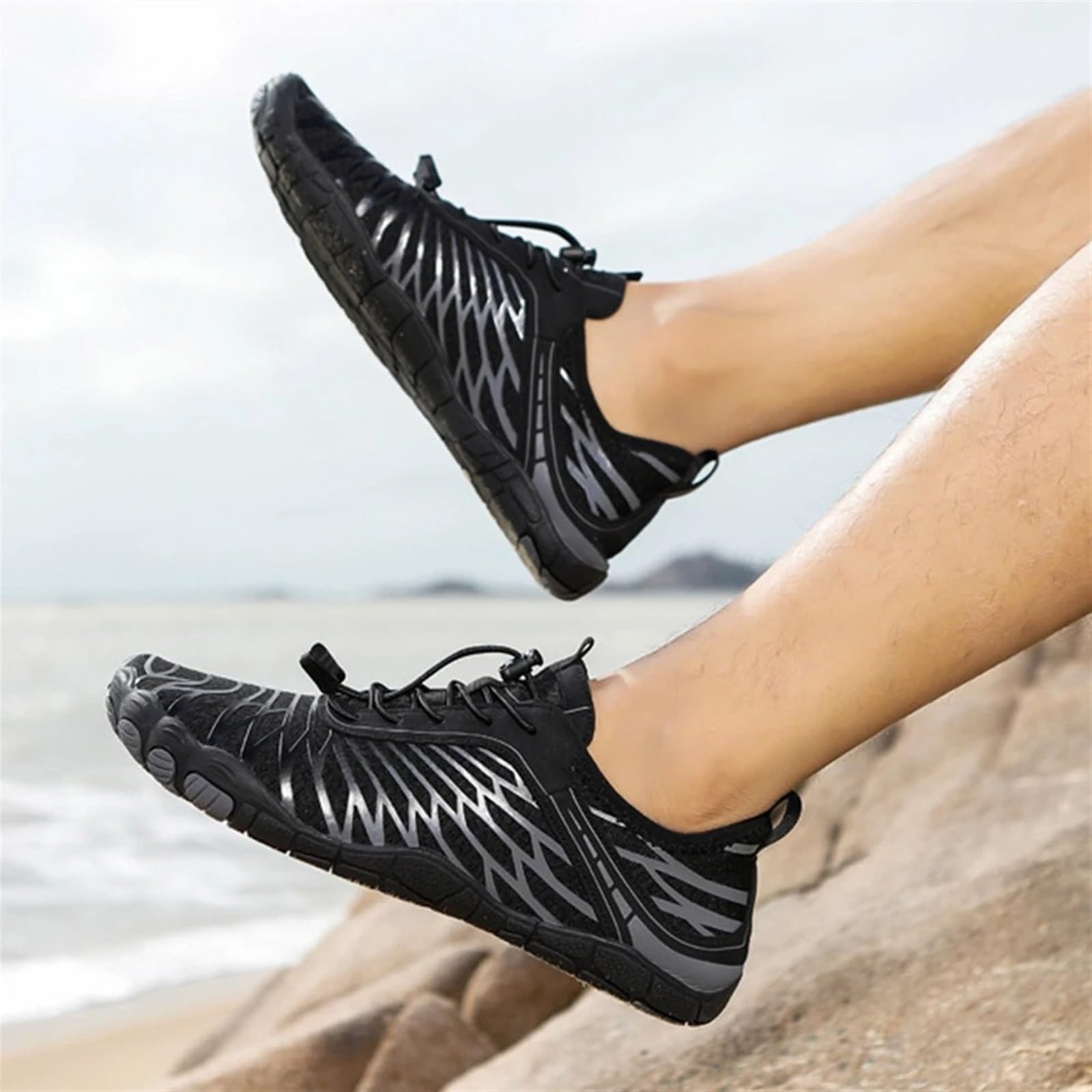 Zapatos De Agua De Secado Rápido For Hombre Y Mujer Suela Suave Playa Al Aire Libre Kayak Surf Escalada Senderismo Zapatilla For Bucear Zapatos Acuáticos