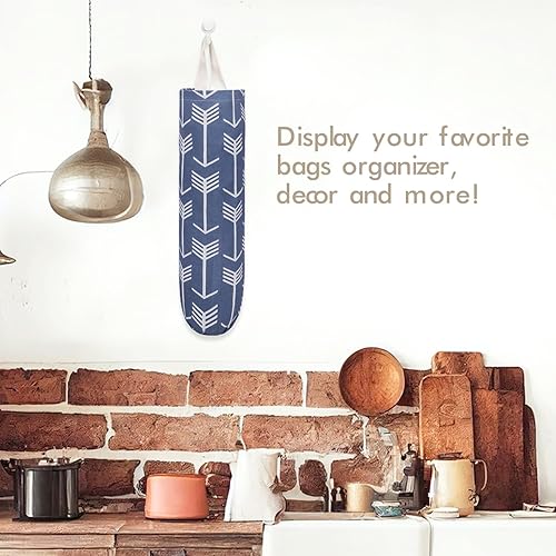 Miniatura 8 de Soporte para bolsas de plástico, organizador lavable para bolsas de comestibles, dispensador de almacenamiento de bolsas de basura de montaje en