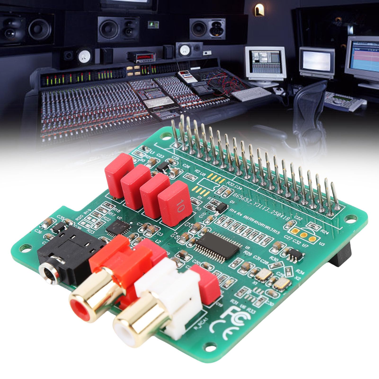 Sxhlseller DAC HiFi Adatto per il di Riproduzione Musicale Avanzato Pi, Ideale per gli Amanti del Suono, Riproduci Facilmente Musica HiFi