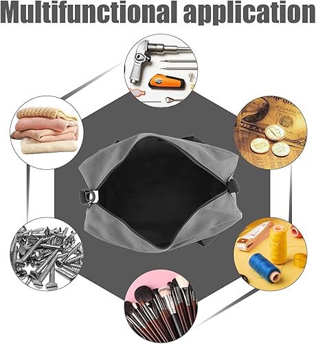 Miniatura 7 de Bolsa de herramientas pequeña, bolsas de herramientas de gran capacidad para hombres, bolsa organizadora de herramientas, tiene correas para el