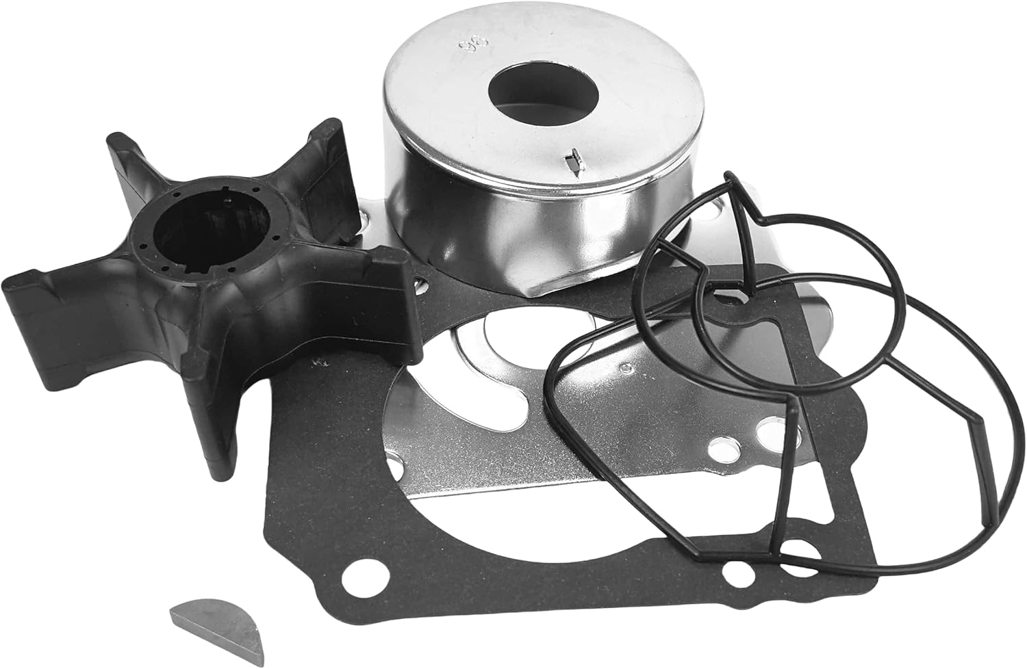 17400-96J02 Water Pump Impeller Repair Kit for Suzuki Outboard 4 Stroke 150 175 200 HP DF150 DF175 DF200A Boat Motor Engine Parts Replacement 17400-96J04 17400-96J03 17400-96J01 17400-96J00