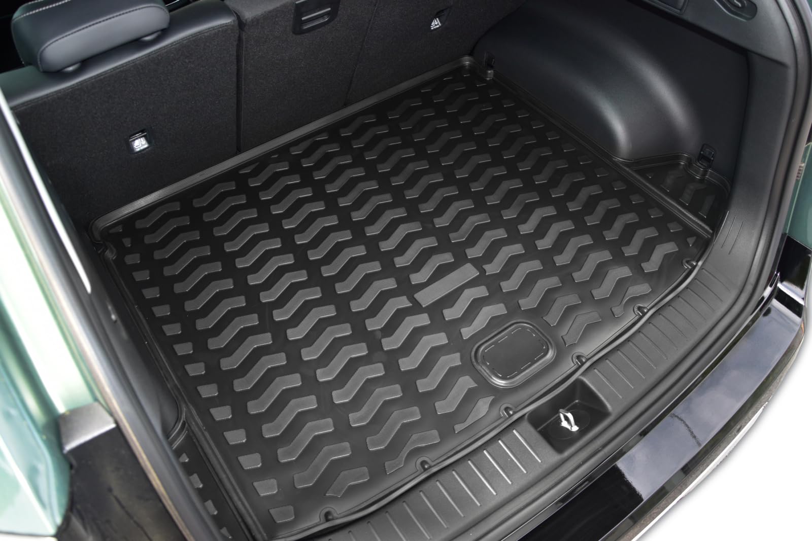 Tapis De Coffre Caoutchouc Premium Compatible Sportage 2022+ (sans Caisson Basses) - Bord Haut Antidérapant