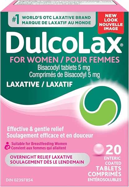 Dulcolax for Women Bisacodyl 5mg Laxatives 20 Count