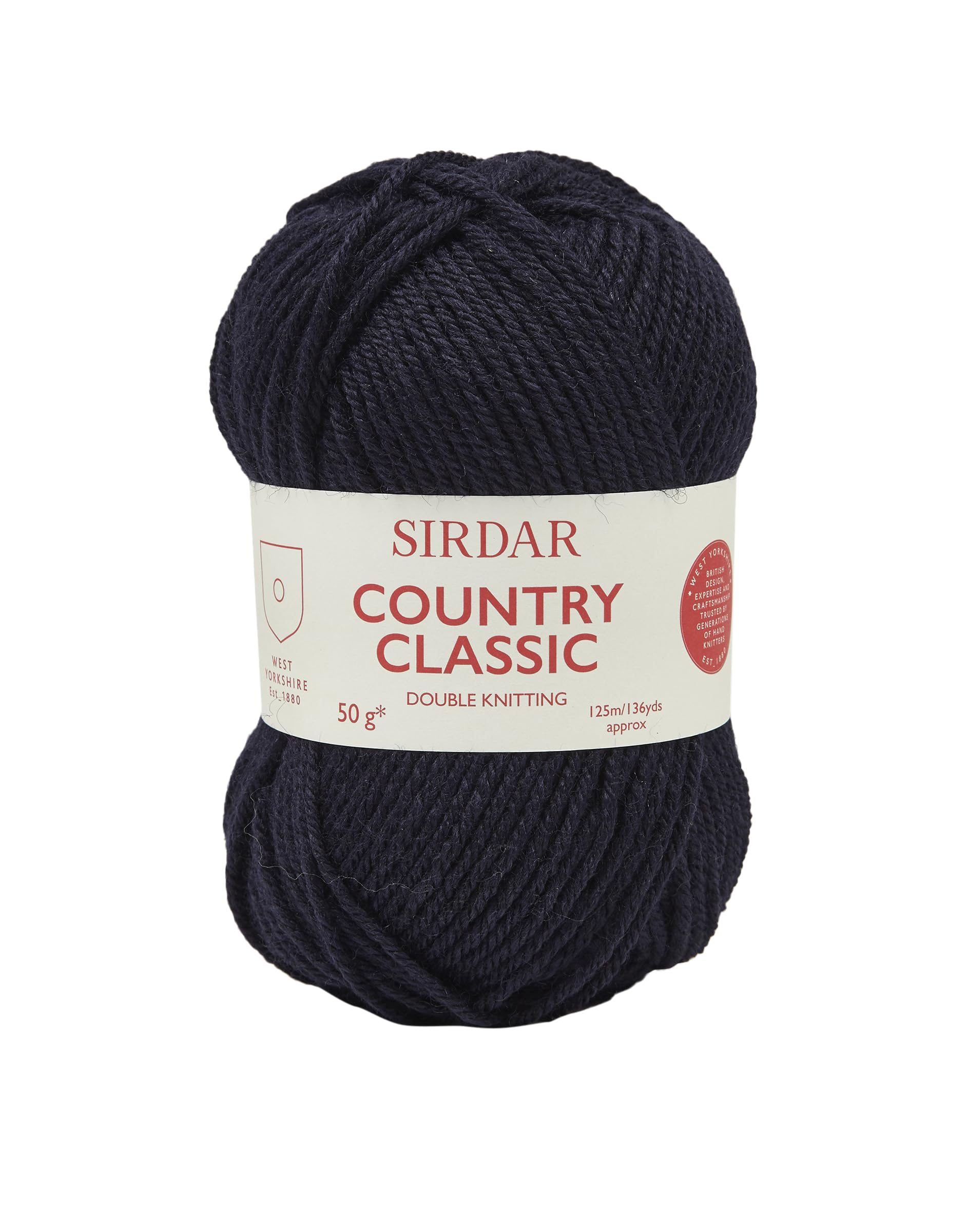 Sirdar Navy Country Classic Dk Double Knitting, (852), 50G