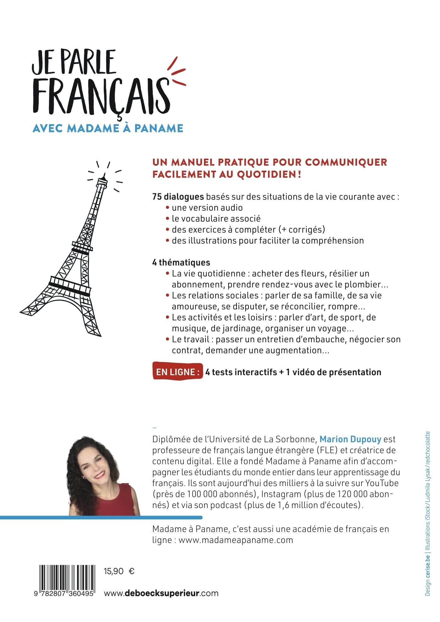 Je parle français avec Madame à Paname: Intermédiaire FLE B1-B2