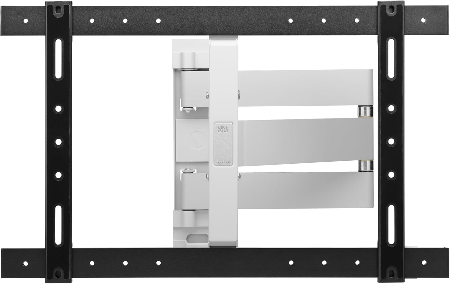 One For All WM6654 TV Wall Mount retracted against a wall