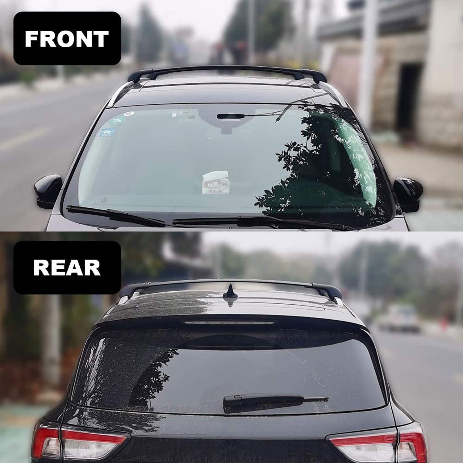 Roof Rack Cross Bars for 2020-2026 Ford Escape, Aluminum Crossbar Luggage Rack for Rooftop Cargo Carrier Bag Kayak Canoe Bike Snowboard Skiboard