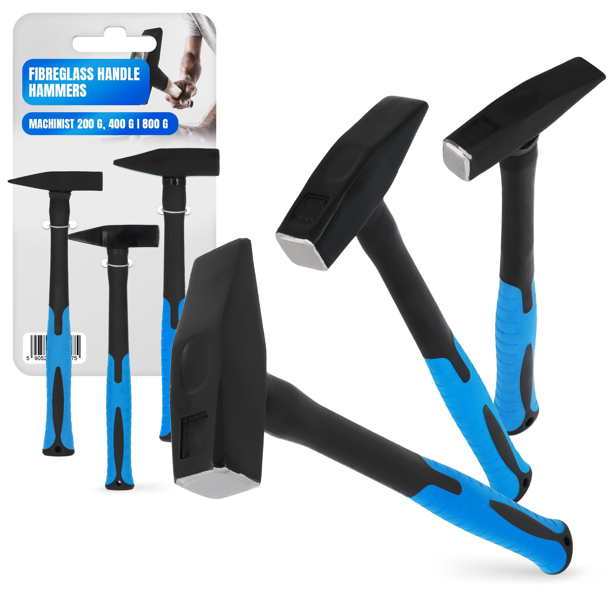 Martello Da Fabbro In Fibra Di Vetro - Manico Soft Grip E Bilanciamento Perfetto - Foto 9