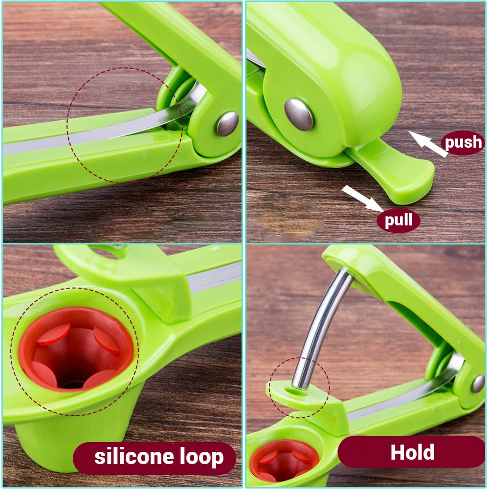 Denocciolatore Ciliegie - Per 6 Ciliegie Alla Volta, Anti Schizzi, Lavabile In Lavastoviglie - Foto 9