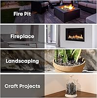 Vista 7 de Stanbroil - Cristal para fuego de chimenea, lugar para fogatas.