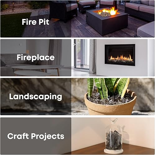 Miniatura 7 de Stanbroil - Cristal para fuego de chimenea, lugar para fogatas.