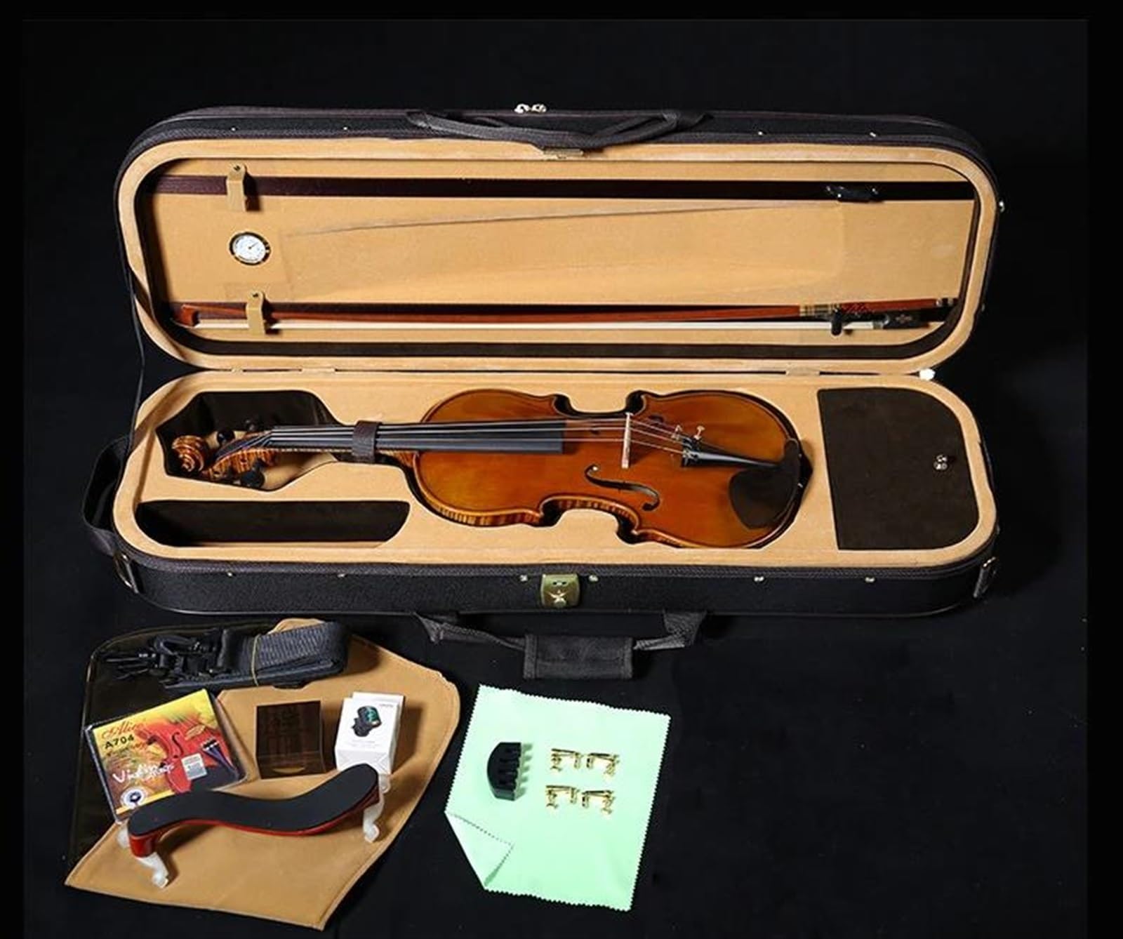 Violine Europäische Violine Professionelles Musikinstrument 1/2 1/4 3/4 4/4(1/2)