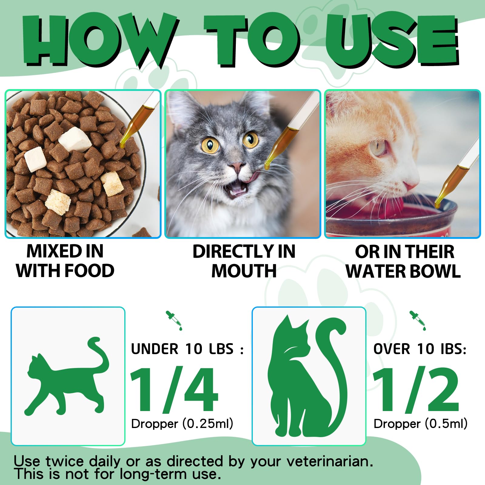 HEXIN Vermifuge pour chat 60 ml, vermifuge à base de plantes pour chats avec probitiques – Amélioration de la digestion, renforcement de l'immunité, anti-parasites, ankylostomes à large bande