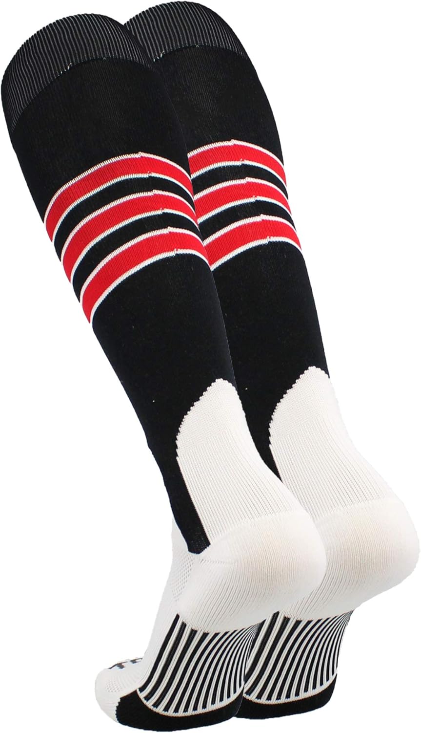 TCK Baseball Stirrup Socks with Stripes – Pro Style Game Day Uniform Socks for Baseball & Softball - Image 2