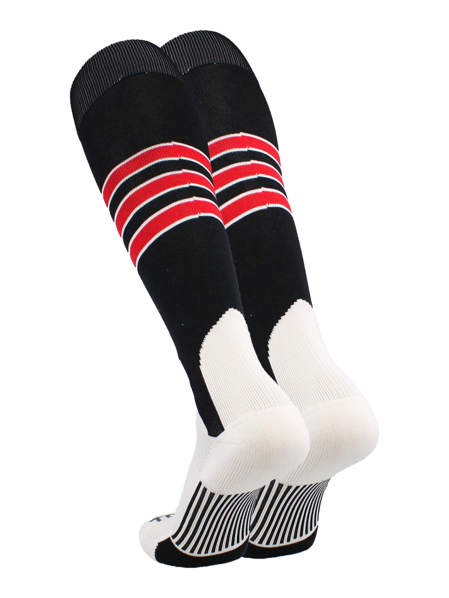 TCK Calcetines de estribo de béisbol con rayas