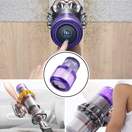 Miniatura 7 de ALSTON Filtro de repuesto para aspiradora inalámbrica Dyson V11, Dyson V11 Torque Drive, V11 Animal, V15 Detect, Repuesto # 970013-02 (3 piezas para