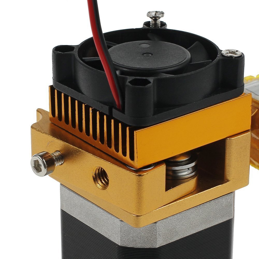 DollaTek Impresora 3D MK8 Extrusora hotend 0.4mm Boquilla Última actualización Cabeza de impresión 1.75mm Filamento para impresora 3D Reprap Mendel MakerBot & Rework