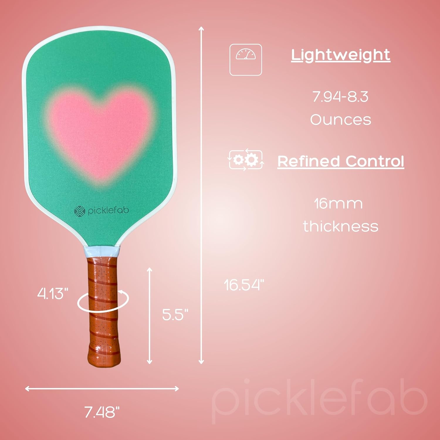Cute Pickleball Paddles for Women - Girly, Lightweight, Easy-to-Use Starter Paddle for Beginners, Casual Players, and Women New to Pickleball