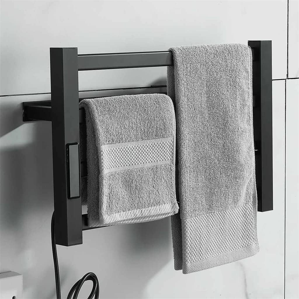 Bathroom Electric Bath Towel Warmer Heating Shelf Rack Household Thermostatic Dryer Punch Rail(Right line)
