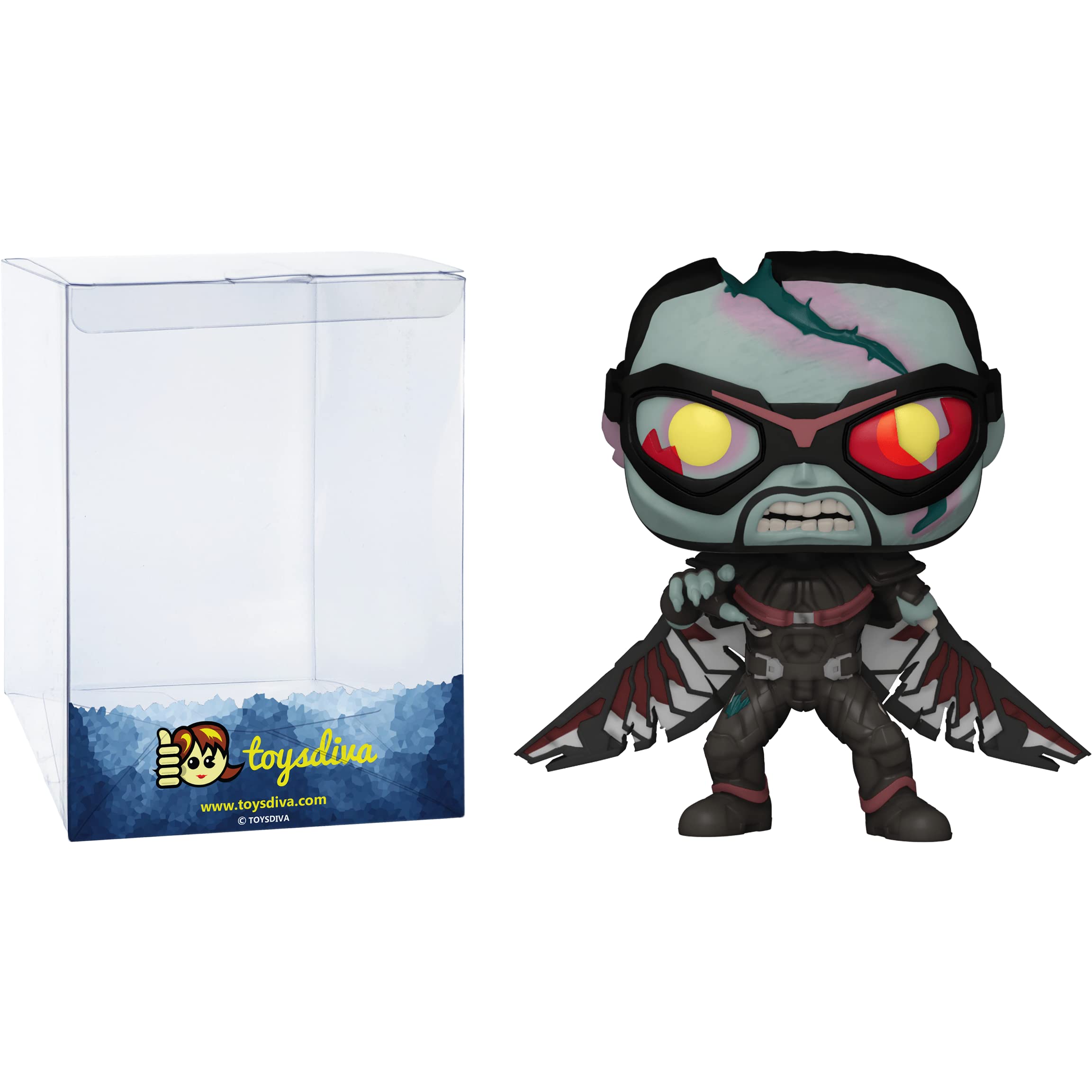 Zombie Falcon: P o P ! Vinile Figurine Bundle con 1 Protettore Grafico Compatibile 'ToysDiva' (942 - 57377 - B)