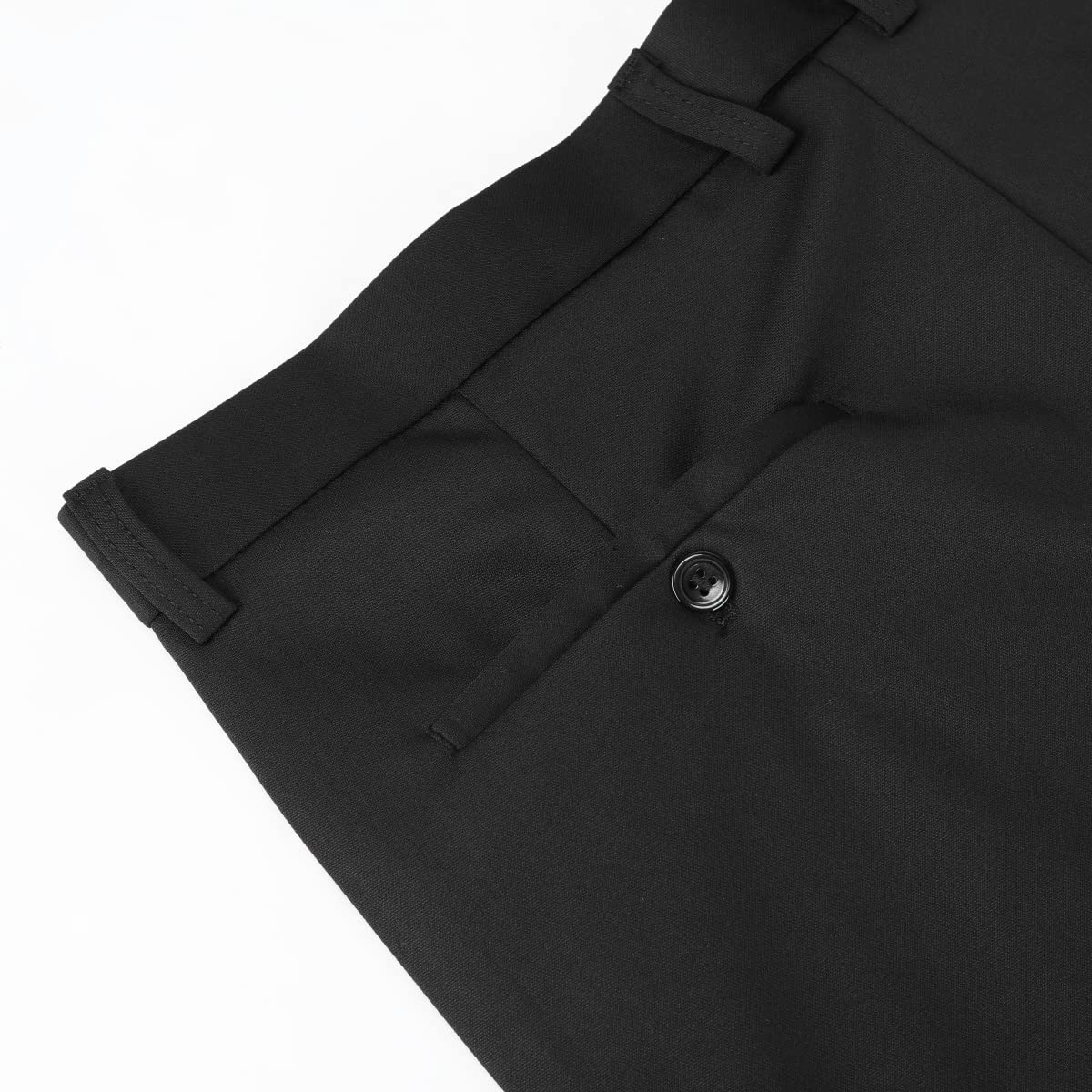 Allthemen Pantalon de Costume Homme Stretch Droit Costume d'affaires Skinny Coupe Classique