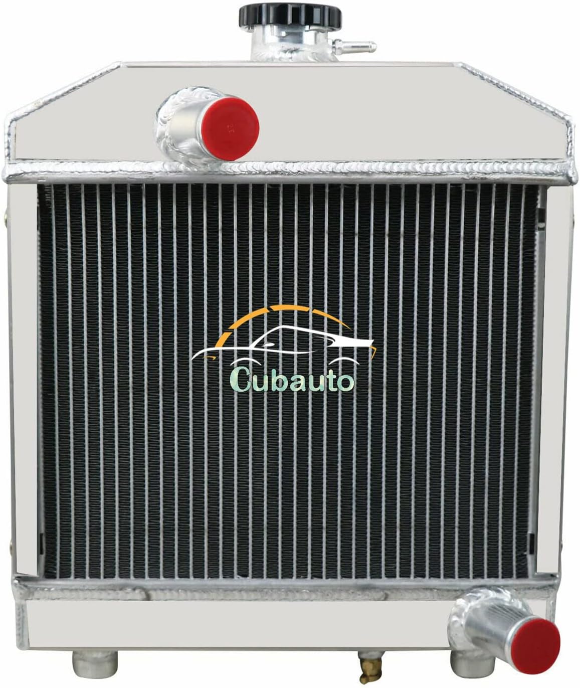 All Aluminum Tractor Radiator For Kubota B6100 B7100 B6100HST-DT B6100HST-E B7100HST-DT 15553-72060 2 Row Core Radiators B6100D B6100E B7100D OEM#15371-72060