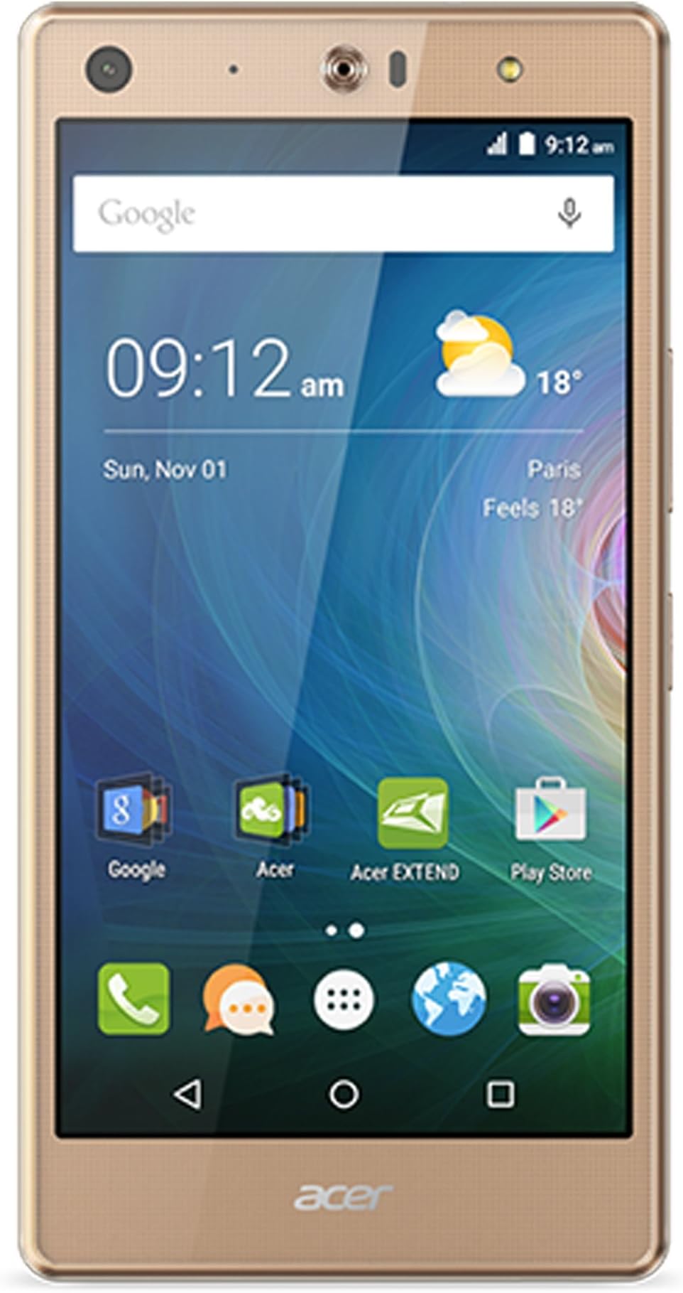 Acer Liquid X2 S59 32GB Triple-SIM 4G Factory Unlocked Smartphone - International Version with No Warranty (Brown)