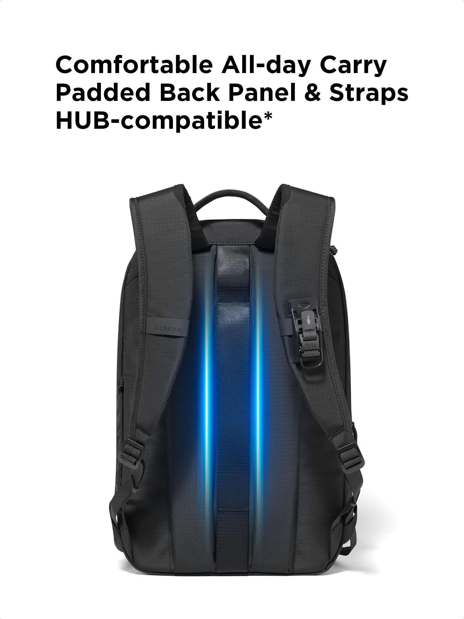 ALPAKA Essential Backpack 16L – Lekki Plecak na Laptopa | Dla laptopów 16-calowych, wewnętrzna kieszeń na butelkę, wodoodporny Axoflux 210D, idealny do pracy i podróży