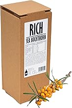 PRESSUICE - Fresh Rich Sea Buckthorn Juice not from concentrate - 1 carton 1.5 liters Vege Juices NFC - Pressed Semi Sweet Drink - No added Sugar - Fruit Shoots Drinks - Natural Press