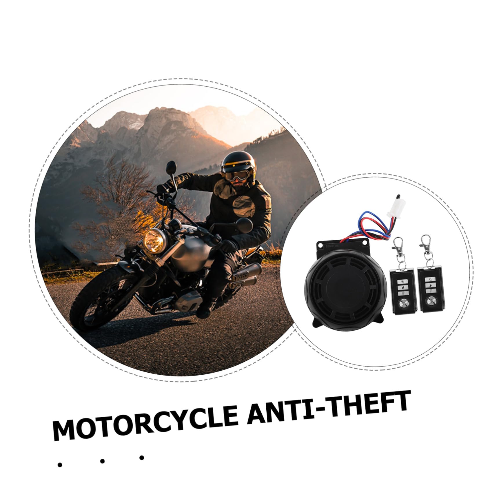 Allarme Antifurto Moto con Telecomando, Abs, Disco Metal | Funzione Accensione a Distanza, Protezione Completa, per Fuoristrada ed E-bike, Uso Urbano e Parcheggio Coperto